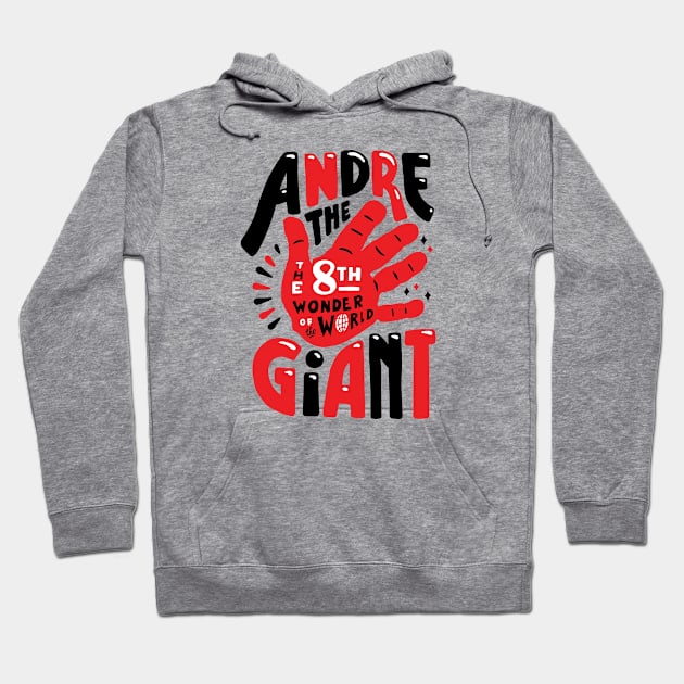 Andre the giant Hoodie by THEVARIO